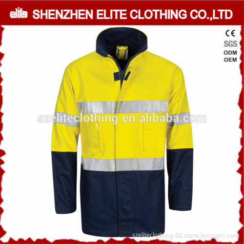 2017 winter warm reflective mechanic working jacket